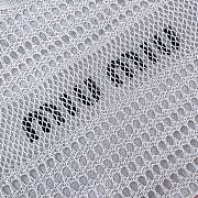 Colestore Miu Miu IVY Raffia Effect and Linen Bag White 35 x 40 cm - 2