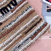 Colestore Miu Miu Crochet Knit Tote Bag Natural 30 x 38 cm - 2