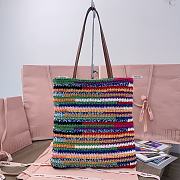 Colestore Miu Miu Crochet Knit Tote Bag Multicolour 30 x 38 cm - 5