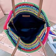 Colestore Miu Miu Crochet Knit Tote Bag Multicolour 30 x 38 cm - 6