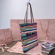 Colestore Miu Miu Crochet Knit Tote Bag Multicolour 30 x 38 cm - 4