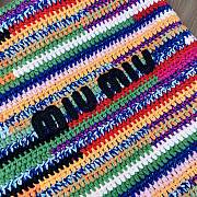 Colestore Miu Miu Crochet Knit Tote Bag Multicolour 30 x 38 cm - 2
