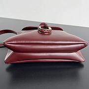 Colestore Bottega Veneta Baby Liberta Burgundy 24x15.5x5cm - 5