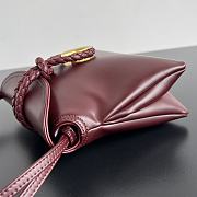 Colestore Bottega Veneta Baby Liberta Burgundy 24x15.5x5cm - 4