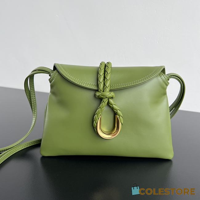 Colestore Bottega Veneta Baby Liberta Matcha 24x15.5x5cm - 1