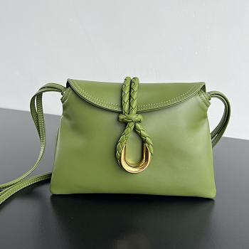 Colestore Bottega Veneta Baby Liberta Matcha 24x15.5x5cm