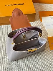 Colestore Louis Vuitton Capucine BB Taurillon Gray Size 27x18x9 cm - 6