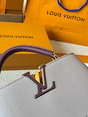 Colestore Louis Vuitton Capucine BB Taurillon Gray Size 27x18x9 cm - 4