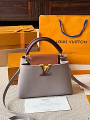 Colestore Louis Vuitton Capucine BB Taurillon Gray Size 27x18x9 cm - 3