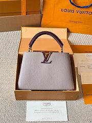 Colestore Louis Vuitton Capucine BB Taurillon Gray Size 27x18x9 cm - 5