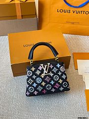 Colestore Louis Vuitton Capucines Mini Denim Black 21x13.6x8cm - 5