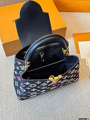 Colestore Louis Vuitton Capucines Denim Black 27x18x9cm - 6