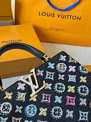 Colestore Louis Vuitton Capucines Denim Black 27x18x9cm - 5