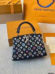Colestore Louis Vuitton Capucines Denim Black 27x18x9cm - 4