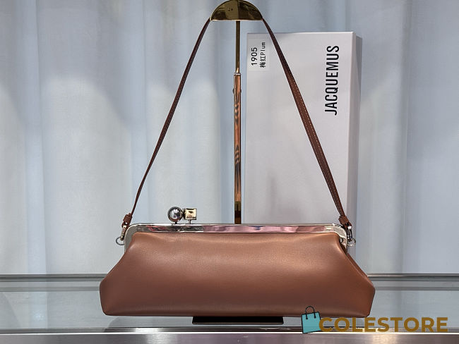 Colestore Jacquemus The Salon clutch - LA CROISIÈRE Brown 35x12x8.5cm - 1
