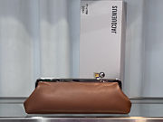 Colestore Jacquemus The Salon clutch - LA CROISIÈRE Brown 35x12x8.5cm - 2