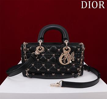 Colestore Dior Medium Lady D-Joy Butterfly Charm Bag 26x13.5x5cm