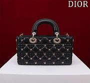 Colestore Dior Medium Lady D-Joy Butterfly Charm Bag 26x13.5x5cm - 5