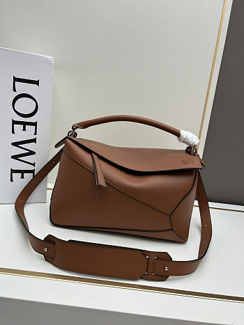 Colestore Loewe Puzzle Edge Bag Brown 30x19x13cm