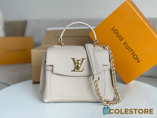Colestore Louis Vuitton Lockme Ever Mini Bag Beige Gray 23x17x10cm - 1