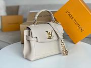 Colestore Louis Vuitton Lockme Ever Mini Bag Beige Gray 23x17x10cm - 5