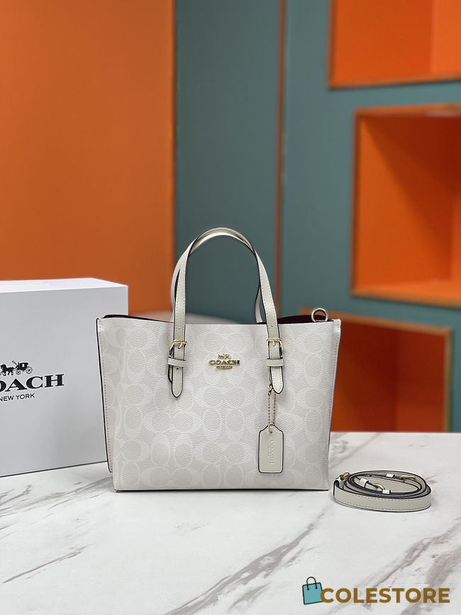Colestore Coach Mollie Tote 25 In Signature Canvas 25x19x11 - 1