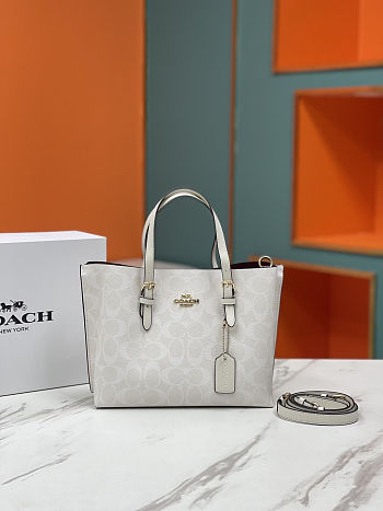 Colestore Coach Mollie Tote 25 In Signature Canvas 25x19x11