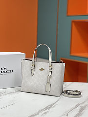 Colestore Coach Mollie Tote 25 In Signature Canvas 25x19x11 - 6