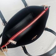 Colestore Coach Mollie Tote 25 In Signature Canvas Dark Brown 25x19x11 - 3