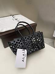 Colestore Alaia Neo Mina 20 Bag In Vienne Calfskin Black 20x13.5x10cm - 6