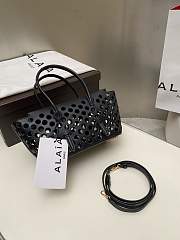 Colestore Alaia Neo Mina 20 Bag In Vienne Calfskin Black 20x13.5x10cm - 5
