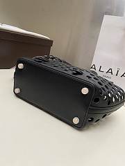 Colestore Alaia Neo Mina 20 Bag In Vienne Calfskin Black 20x13.5x10cm - 3