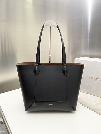 Colestore Jimmy Choo Diamond Medium Leather Tote Bag 30x28x14cm