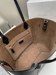 Colestore Jimmy Choo Diamond Medium Leather Tote Bag 30x28x14cm - 4