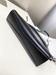 Colestore Alaia Le Click East West Medium Bag In Black Leather 30×14×9cm - 5