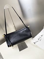 Colestore Alaia Le Click East West Medium Bag In Black Leather 30×14×9cm - 4