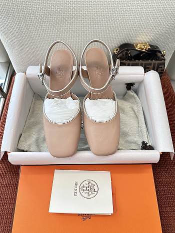 Colestore Hermès Kamilla 60 Pump Nude