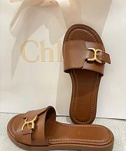 Colestore Chloé Marcie Buckled-Strap Leather Sandal - 3