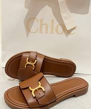 Colestore Chloé Marcie Buckled-Strap Leather Sandal - 4