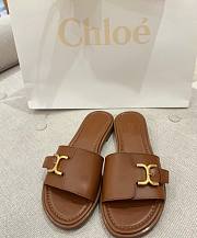 Colestore Chloé Marcie Buckled-Strap Leather Sandal - 5