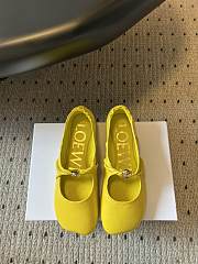 Colestore Loewe Pebble Soft Ballerina in Nappa Lambskin Dandelion  - 1