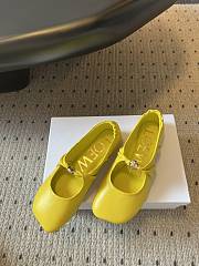 Colestore Loewe Pebble Soft Ballerina in Nappa Lambskin Dandelion  - 2
