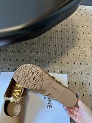 Colestore Loewe Pebble Soft Ballerina in Nappa Lambskin Oak - 4