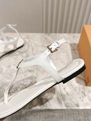 Colestore Louis Vuitton Sunkiss Flat Sandal Blanc  - 6