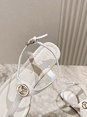 Colestore Louis Vuitton Sunkiss Flat Sandal Blanc  - 4