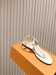 Colestore Louis Vuitton Sunkiss Flat Sandal Blanc  - 2