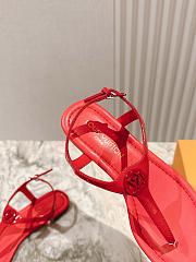 Colestore Louis Vuitton Sunkiss Flat Sandal Rouge - 4