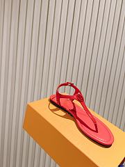 Colestore Louis Vuitton Sunkiss Flat Sandal Rouge - 3