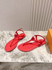 Colestore Louis Vuitton Sunkiss Flat Sandal Rouge - 2