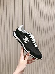 Colestore Celine Racer - Low Top Sneaker With Triomphe In Nylon, Suede Calfskin And Calfskin Black - 2